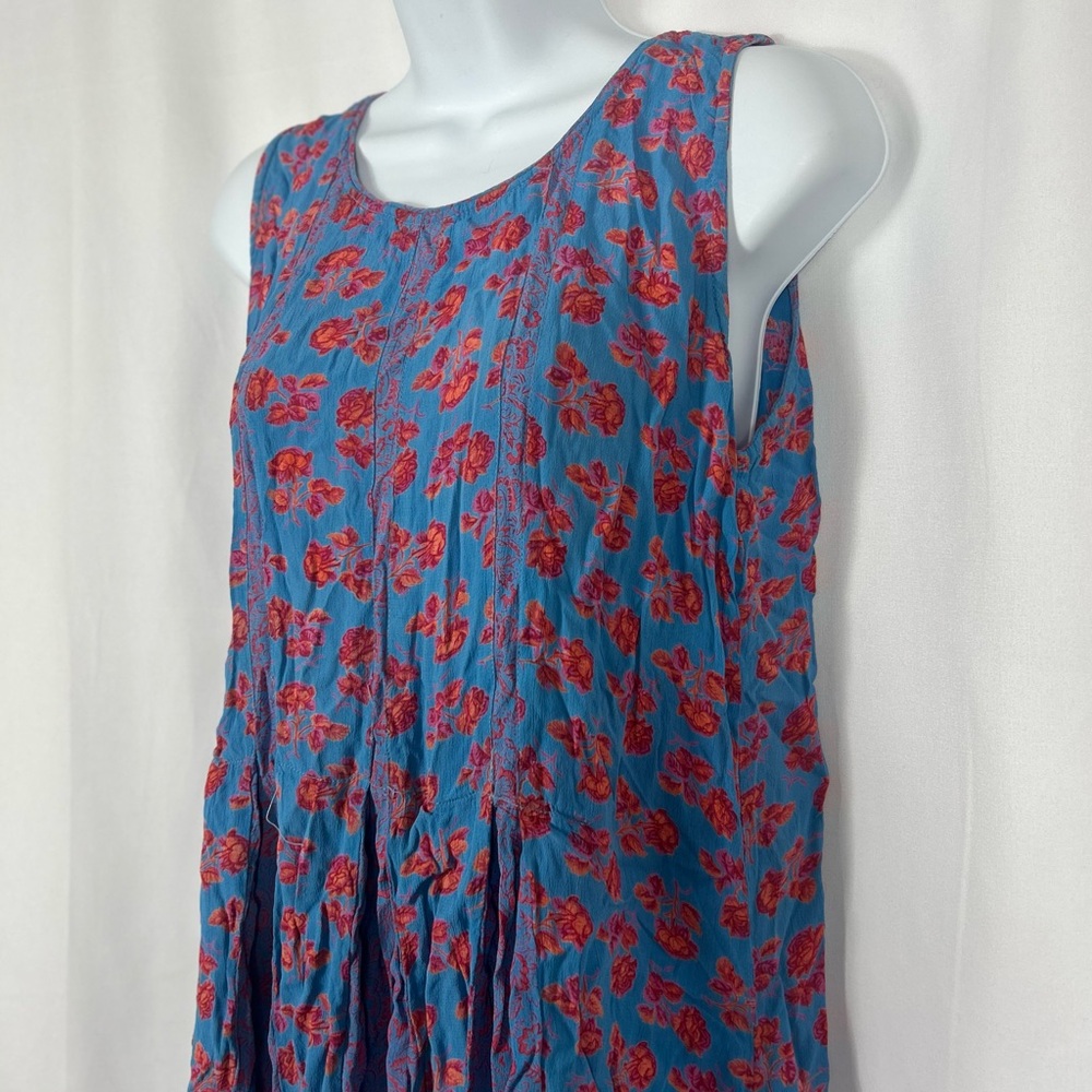 April Cornell Vintage sleeveless gored skirt maxidress M - Picture 2 of 11
